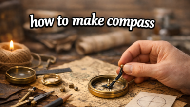 how to make a compass