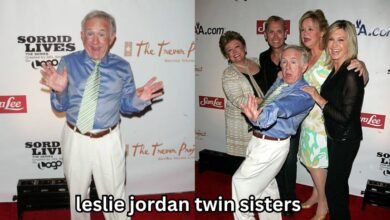 Leslie Jordan twin sisters